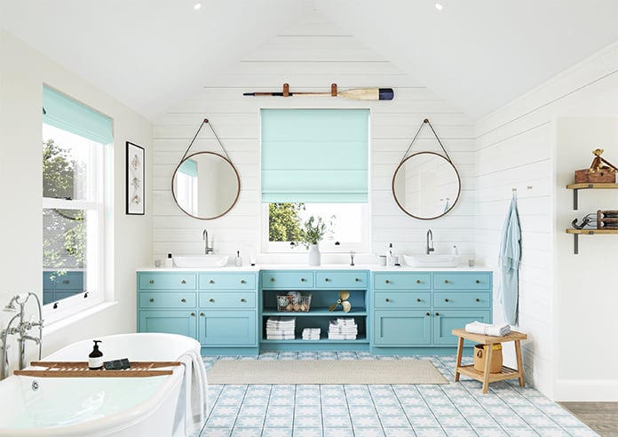 Saltaire, Seaglass - Motorised Roman Blind - Image 8